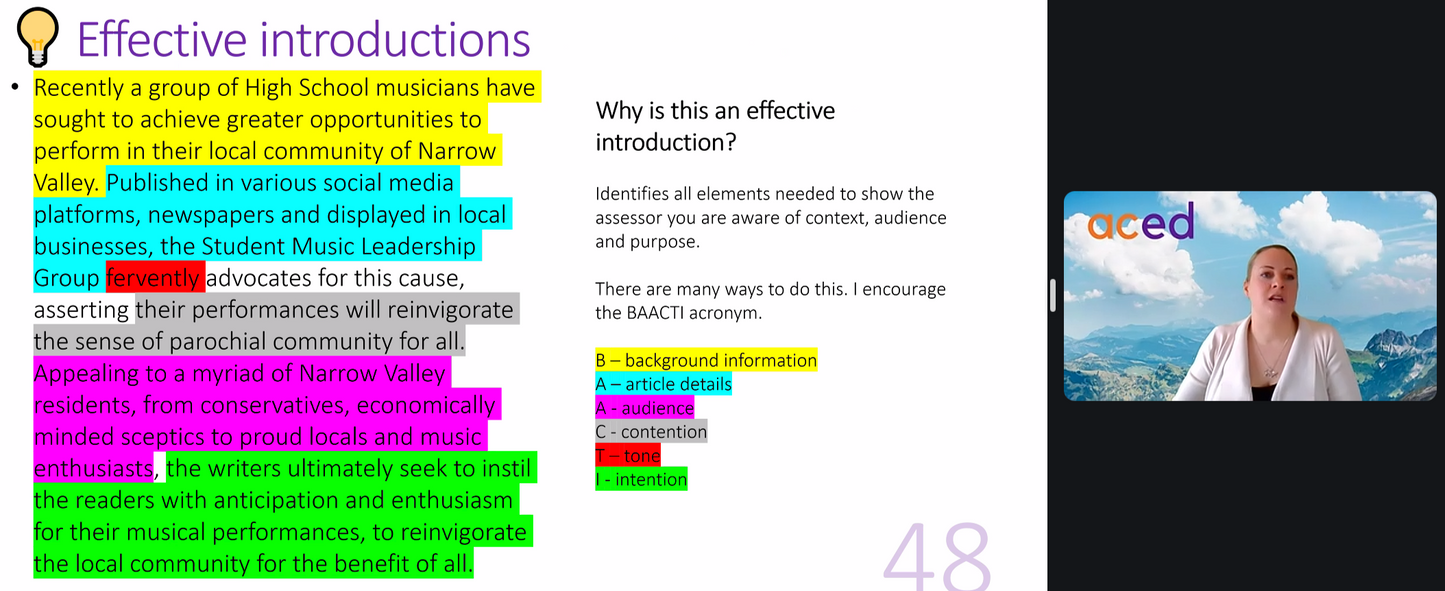 Units 3&4 English Exam Revision Lecture 2025: 20th October, 4:30pm – 7pm