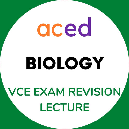 Units 3&4 Biology Exam Revision Lecture 2024: 29th September, 9:00am – 12:30pm