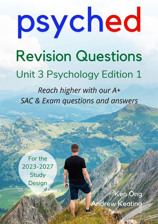 Psyched Revision Questions Book - Unit 3 Psychology Edition 1
