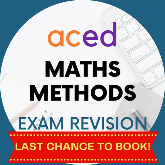 Units 3&4 Maths Methods Exam Revision Lecture 2025: 18th October, 1pm – 3:30pm