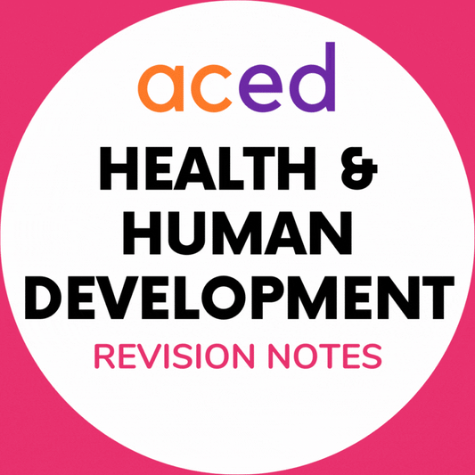 Units 3&4 Health and Human Development Exam Revision Notes 2023