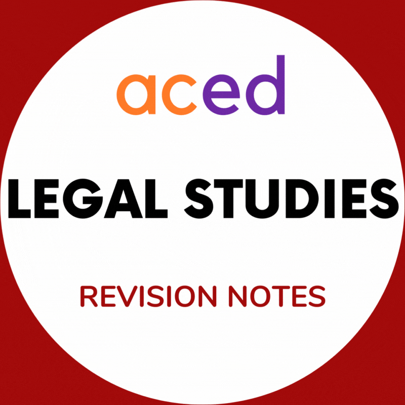 Units 3&4 Legal Studies Exam Revision Notes 2026