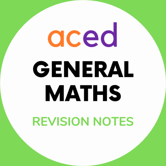 Units 3&4 General Maths Exam Revision Notes 2026