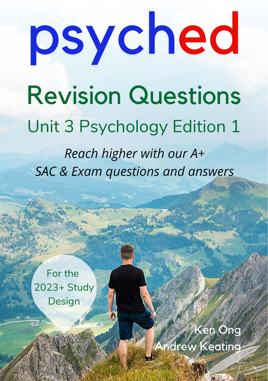 Psyched Revision Questions Book - Unit 3 Psychology Edition 1